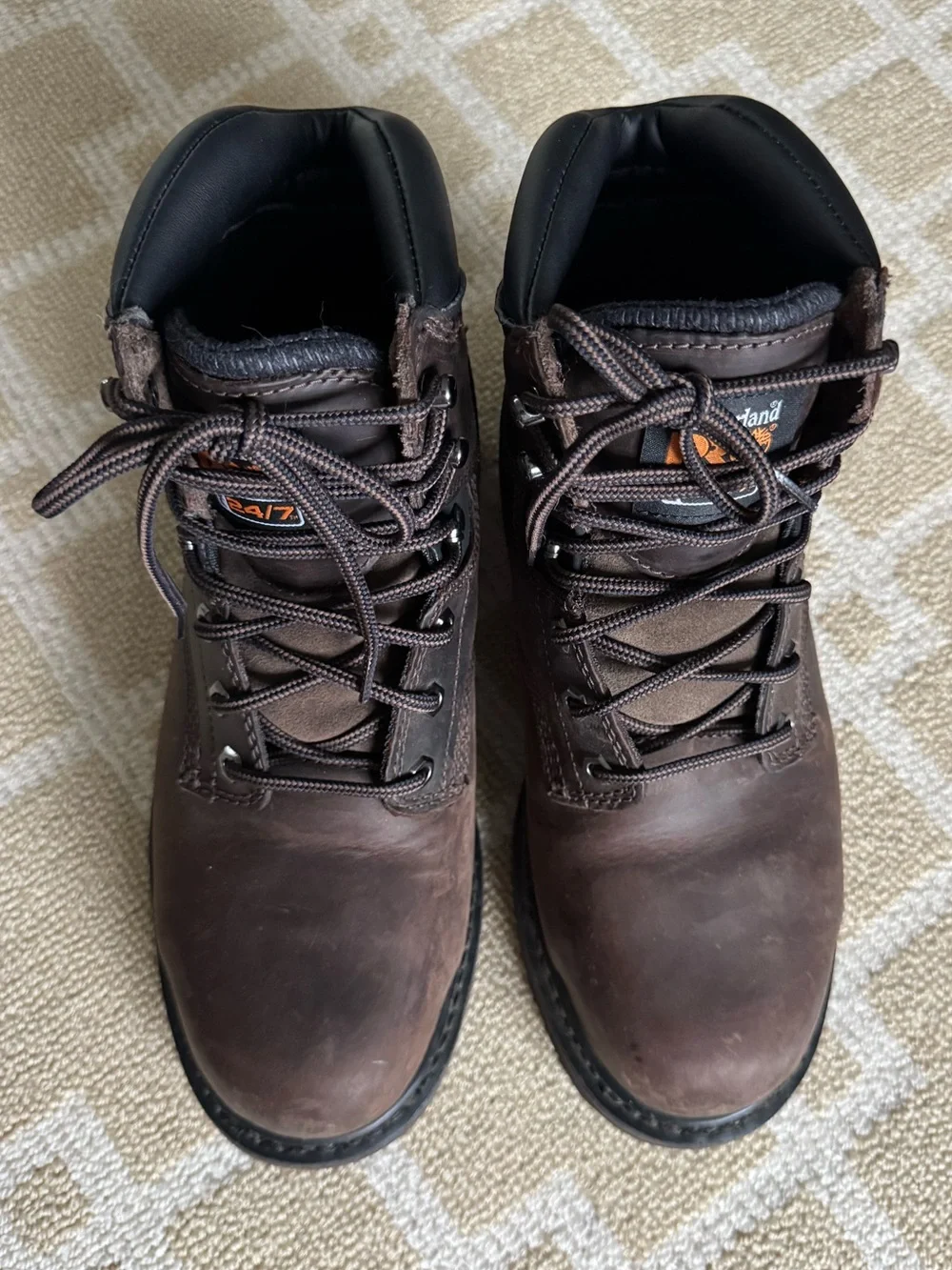 Timberland PRO Pit Boss 6” Steel Toe EH Work Boots Streetwear Brown Men’s 8.5W